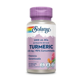 Solaray Turmeric 600mg 30 Cápsulas Vegetales