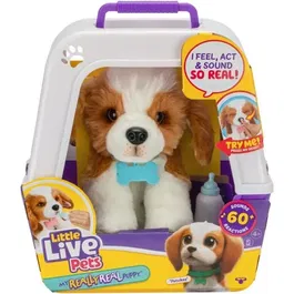 Moose Toys MOO0630996265482 Cachorro Interactivo My Beagle Puppy con Sonidos y Reacciones para Mascotas Pequeñas Vivas
