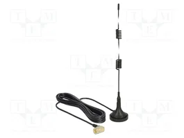 DeLOCK Antena LTE Omnidireccional con Conector SMA 90° y Base Magnética