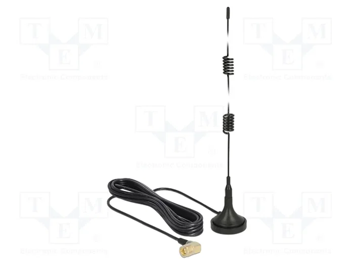 DeLOCK Antena LTE Omnidireccional con Conector SMA 90° y Base Magnética DeLOCK Antena LTE Omnidireccional con Conector SMA 90° y Base Magnética