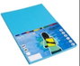 FABRISA Paquete de Papel A4 Azul Turquesa 80g (100 Hojas)