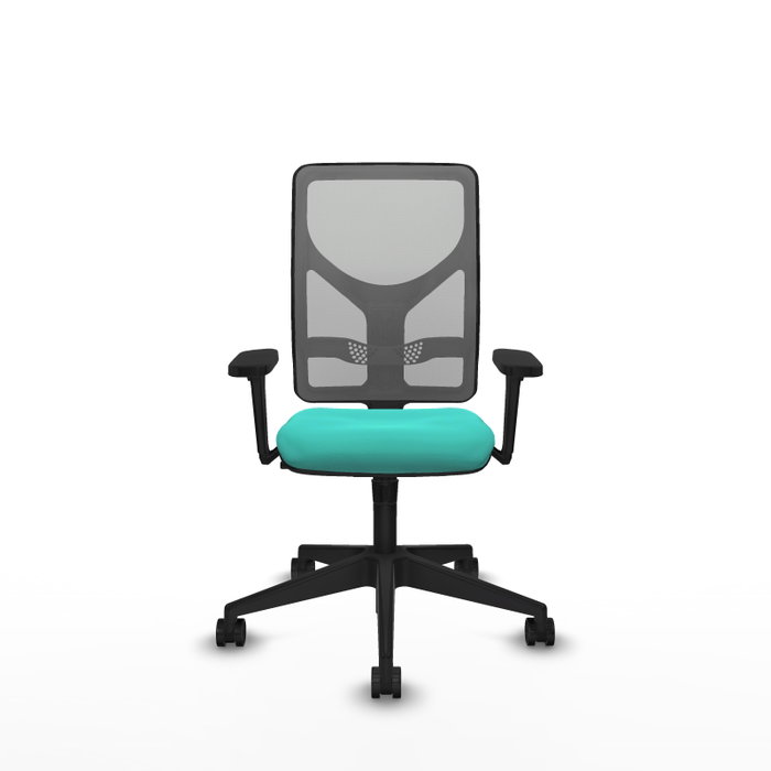 PIQUERAS Y CRESPO Silla de oficina Motilla con mecanismo Sincro, Turquesa y Gris PIQUERAS Y CRESPO Silla de oficina Motilla con mecanismo Sincro, Turquesa y Gris