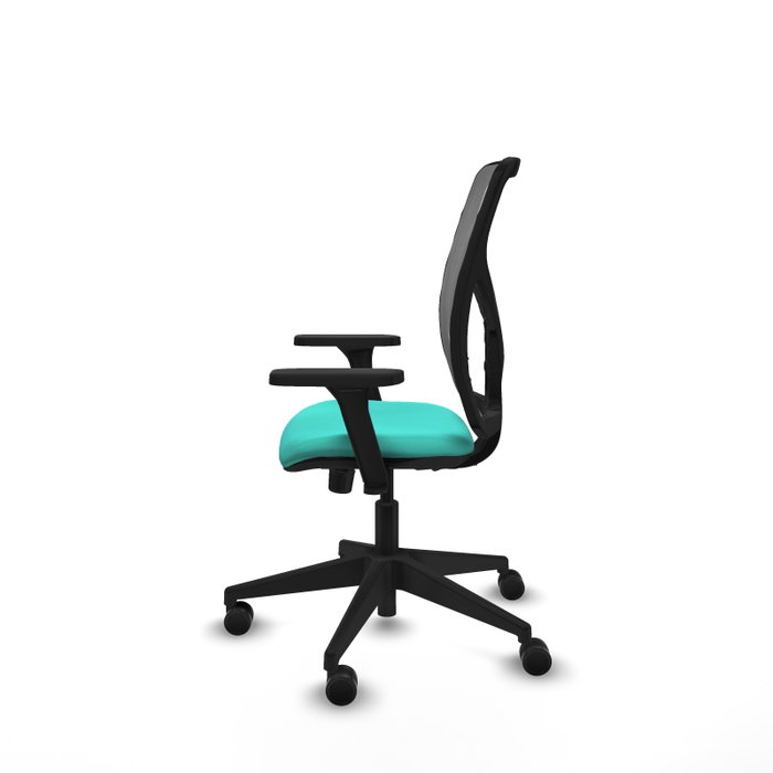 PIQUERAS Y CRESPO Silla de oficina Motilla con mecanismo Sincro, Turquesa y Gris PIQUERAS Y CRESPO Silla de oficina Motilla con mecanismo Sincro, Turquesa y Gris