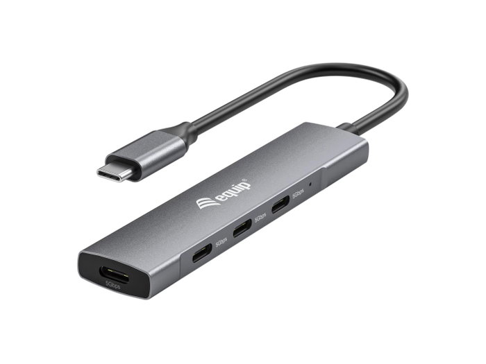 Equip Hub USB-C 128963 con 4 puertos USB 3.2 Gen 1 Equip Hub USB-C 128963 con 4 puertos USB 3.2 Gen 1