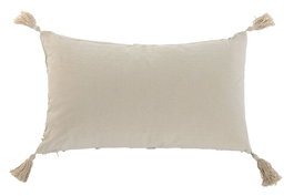 DKD Home Decor Hh jul24 Cojín Boho Crudo Poliester Algodon 8 x 30 x 50 cm (2 Unidades)