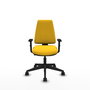 PIQUERAS Y CRESPO Silla de oficina Elche en Similpiel Amarillo
