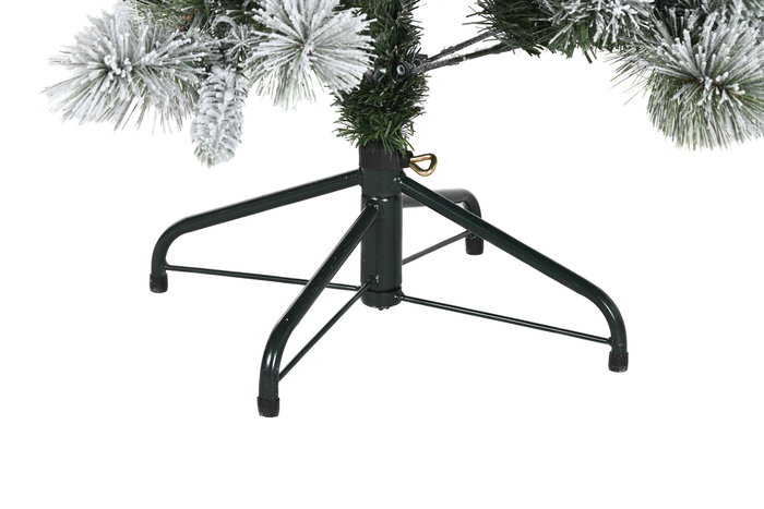 DKD Home Decor Árbol de Navidad LED Nevado 150 cm