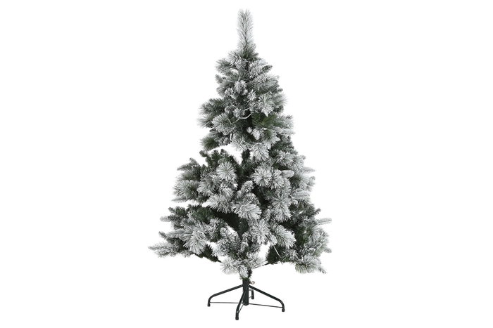DKD Home Decor Árbol de Navidad LED Nevado 150 cm