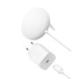 Belkin Base Carga Inalámbrica Qi2 15W con Cable y Cargador Blanco