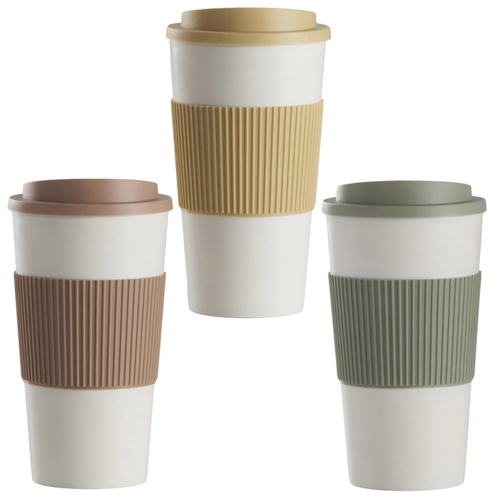 Day Mug Térmico 500 Ml Amarillo Arena, Verde Musgo, Arena Natural Day Mug Térmico 500 Ml Amarillo Arena, Verde Musgo, Arena Natural