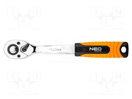 NEO TOOLS Llave de trinquete de 1/2 pulgadas con interruptor