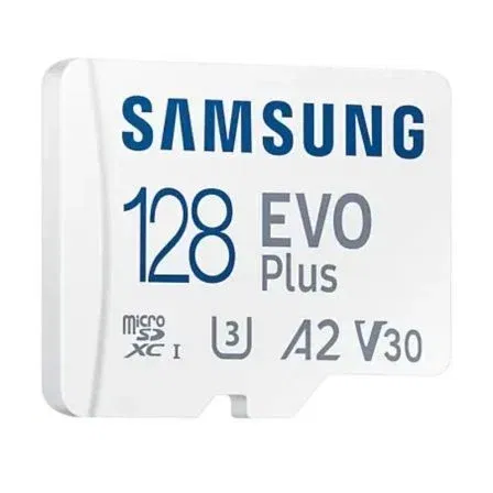 Samsung Tarjeta de Memoria EVO Plus 2023 128GB microSDXC Clase 10 A2 V30 con Adaptador 160MB/s MB-MC128SA/EU Samsung Tarjeta de Memoria EVO Plus 2023 128GB microSDXC Clase 10 A2 V30 con Adaptador 160MB/s MB-MC128SA/EU