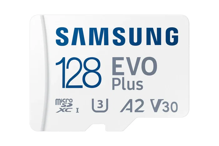 Samsung 128GB MB-MC128S Tarjeta de Memoria MicroSDXC EVO Plus UHS-I U3/V30/A2, 160MB/s, con Adaptador SD, Resistente para Smartphone, Consola y Tablet