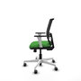 PIQUERAS Y CRESPO Silla de oficina Yunquera con mecanismo Sincro/Traslack Verde y Negro