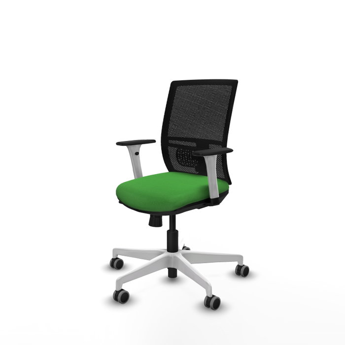 PIQUERAS Y CRESPO Silla de oficina Yunquera con mecanismo Sincro/Traslack Verde y Negro PIQUERAS Y CRESPO Silla de oficina Yunquera con mecanismo Sincro/Traslack Verde y Negro