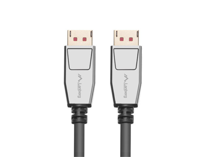 Lanberg CA-DPDP-20CU-0018-BK Cable DisplayPort 1.4 1,8m 8K Lanberg CA-DPDP-20CU-0018-BK Cable DisplayPort 1.4 1,8m 8K