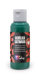 Pintura Acrilica Tcolors 80 Ml (Botella) Verde Oscuro
