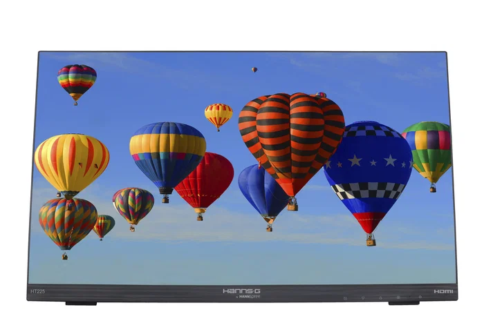 Hannspree Monitor HT225HPB - Pantalla Táctil 21.5" (54.6 cm) Full HD IPS 1920x1080, LED, 7ms, HDMI, DisplayPort, VGA, Multimedia, Negro