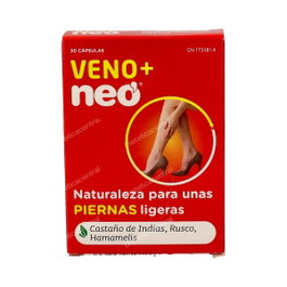 NEO Veno Plus 30 Cápsulas - Complemento para la Circulación con Castaño de Indias y Rusco