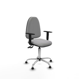 PIQUERAS Y CRESPO Silla de oficina Aýna Gris claro con Brazos 1D