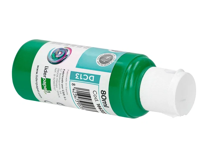 Liderpapel Pintura acrílica verde oscuro 80 ml