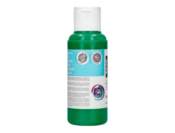 Liderpapel Pintura acrílica verde oscuro 80 ml