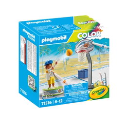PLAYMOBIL Color Skater con Baloncesto 71516