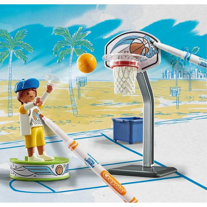 PLAYMOBIL Color Skater con Baloncesto 71516