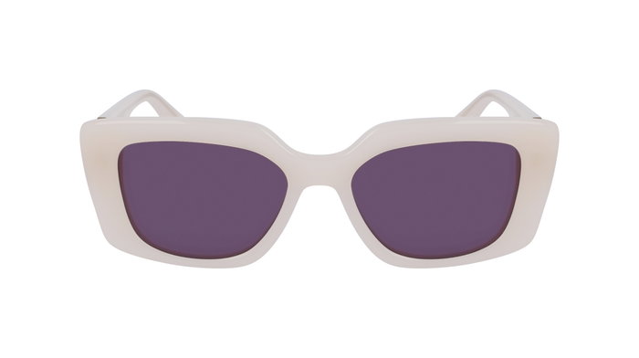 Karl Lagerfeld KL6125S-280 Gafas de sol beige con cristal morado