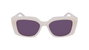 Karl Lagerfeld KL6125S-280 Gafas de sol beige con cristal morado
