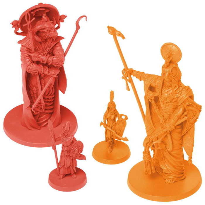 CMON Ankh: Dioses de Egipto - Juego de Mesa Estratégico con Miniaturas, 2-5 Jugadores, Duración 90 Minutos, Edad 14+, Idioma Español