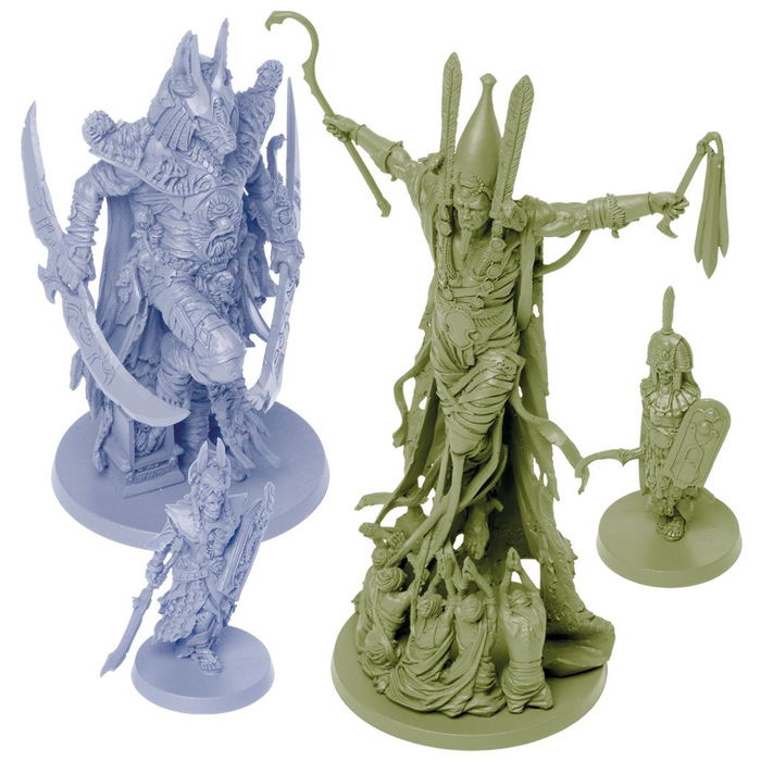 CMON Ankh: Dioses de Egipto - Juego de Mesa Estratégico con Miniaturas, 2-5 Jugadores, Duración 90 Minutos, Edad 14+, Idioma Español