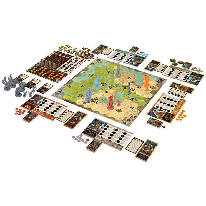 CMON Ankh: Dioses de Egipto - Juego de Mesa Estratégico con Miniaturas, 2-5 Jugadores, Duración 90 Minutos, Edad 14+, Idioma Español