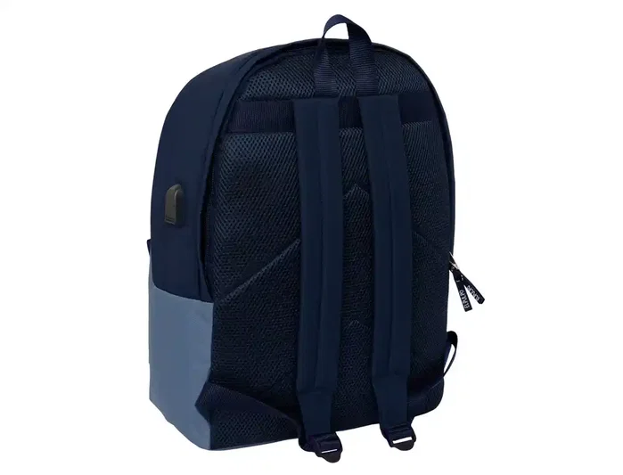 Safta Mochila Doble para Portátil 15,6 Pulgadas con USB El Pulpo Azul Safta Mochila Doble para Portátil 15,6 Pulgadas con USB El Pulpo Azul