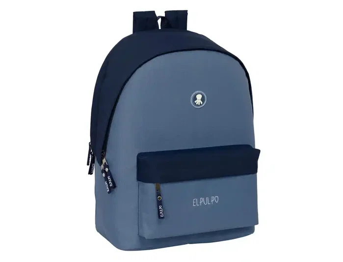 Safta Mochila Doble para Portátil 15,6 Pulgadas con USB El Pulpo Azul Safta Mochila Doble para Portátil 15,6 Pulgadas con USB El Pulpo Azul