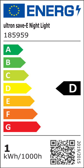 Ultron 185959 Luz de Noche con Enchufe LED Blanca IP20