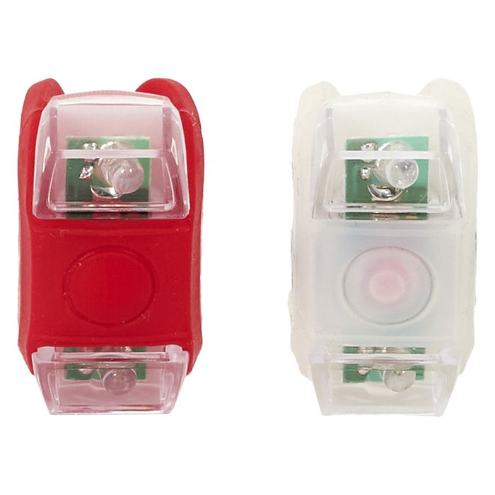 Be Mix Velo Luces Led Delantera Y Trasera para Bicicleta y Patinete con 3 Modos de Luz, Resistentes a Salpicaduras