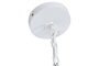 DKD Home Decor Lámpara de Techo de Hierro Patinado Blanco y Dorado