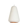 DKD Home Decor Lámpara de Techo de Hierro Patinado Blanco y Dorado