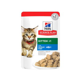Hill's Alimento Húmedo para Gato Kitten Pollo y Pescado Azul - 12 Latas x 85gr