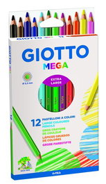 Lapices De Colores Giotto Mega Estuche De 12 (Set de 6)