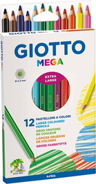 Giotto C.12 Lápices Mega Colores Surtidos