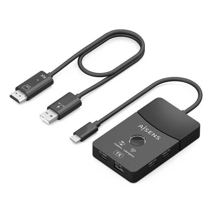 Aisens Docking USB-C a HDMI ASWL-H2KDC30M05-BK Negro