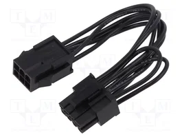 SAVIO Cable de alimentación PCIe 6pin macho a PCIe 8pin hembra, 0,15m