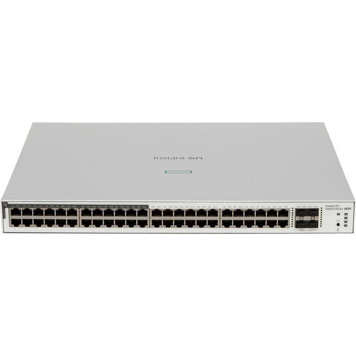 Aruba Instant On 1830 Switch 48G 24p Class4 PoE 4SFP 370W Gestionado L2 Aruba Instant On 1830 Switch 48G 24p Class4 PoE 4SFP 370W Gestionado L2