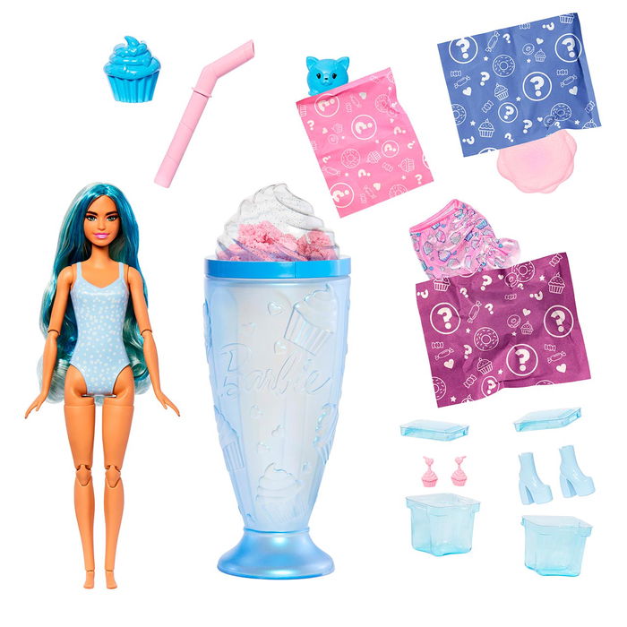 Barbie Pop Reveal Serie Dulces Cool Cupcake JFY61 Mattel Muñeca con Arena Moldeable y Accesorios Barbie Pop Reveal Serie Dulces Cool Cupcake JFY61 Mattel Muñeca con Arena Moldeable y Accesorios