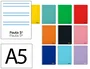 Liderpapel Cuaderno Espiral A5 Smart Tapa Blanda 80 Hojas 75gr Rayado Montessori 5mm Colores Surtidos