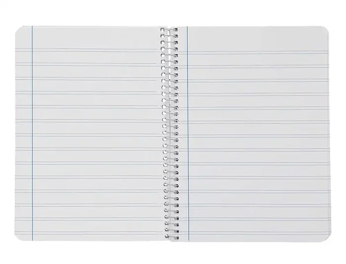 Liderpapel Cuaderno Espiral A5 Smart Tapa Blanda 80 Hojas 75gr Rayado Montessori 5mm Colores Surtidos