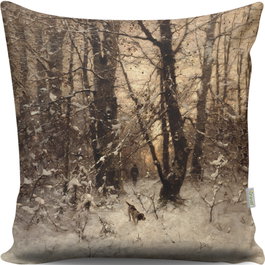 Aberto Design Cojín A13060 de Algodón y Poliéster 43 x 43 cm con Relleno de Silicona para Máximo Confort y Estilo