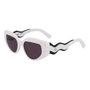 Karl Lagerfeld KL6144S-101 Gafas de sol blancas para mujer